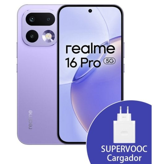 Realme 16 Pro 5G 8GB 512GB Morado Incluye cargador 45W