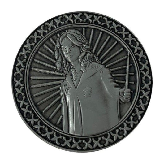 Moneda coleccionable Fanattik Hermione Granger Edición Limitada doble relieve 38 mm