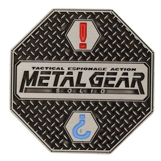 Moneda coleccionista Fanattik Metal Gear Solid Solid Snake edición limitada 35 mm