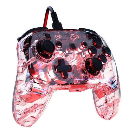 Manette Turtle Beach Afterglow Switch 2 RGB Filaire Transparente