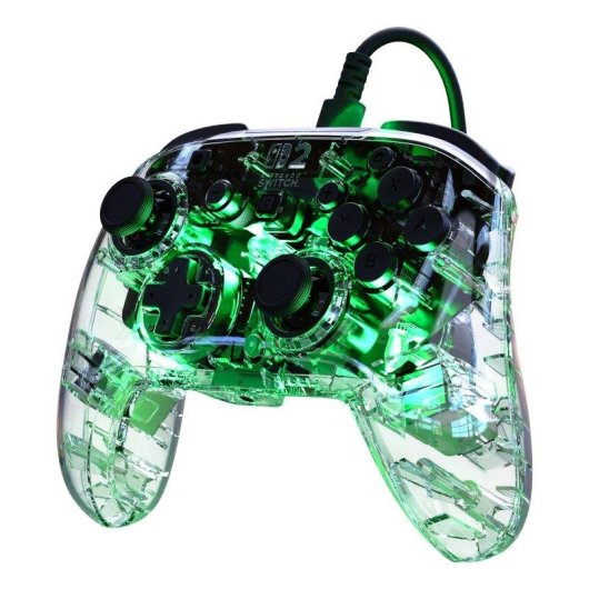 Manette Turtle Beach Afterglow Switch 2 RGB Filaire Transparente