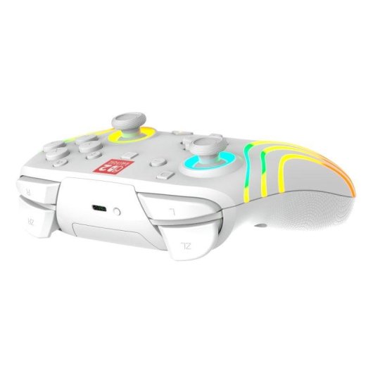 Comando Turtle Beach Afterglow Wave Wireless White RGB Bluetooth USB-C Switch 2