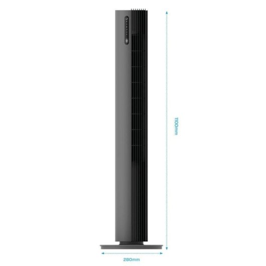 Ventilatore a torre Clean Air Optima CA-407G Smart App 90 gradi 12 livelli