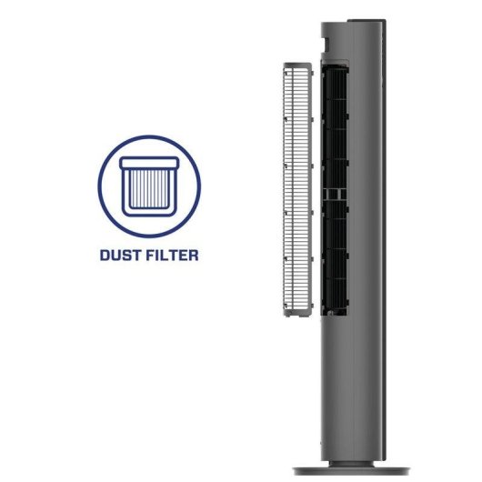 Ventilatore a torre Clean Air Optima CA-407G Smart App 90 gradi 12 livelli