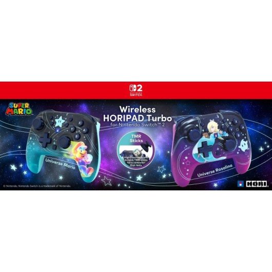 Mando Hori HORIPAD Turbo inalámbrico Mario para Nintendo Switch 2 multicolor