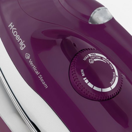 Estação de Engomar a Vapor H.koenig V8 2400 W | Alta Pressão 8 Bar | Vapor Contínuo 100 g/min | Base em Cerâmica | Reservatório de Água Removível de 1,7 L