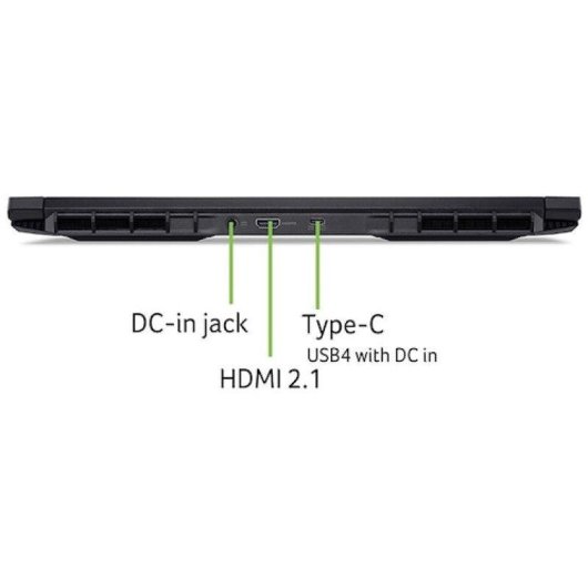 Portátil Acer Nitro V 16 ANV16-42 16" AMD Ryzen 7 260 16GB 1TB SSD RTX 5050 Sin SO