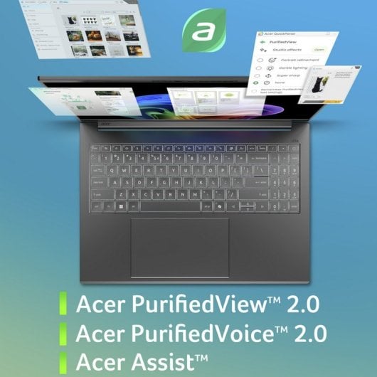 Portátil Acer Aspire 16 AI A16-52M 16" Intel Core Ultra 9 288V 32GB 1TB SSD Intel Arc Windows 11 Home