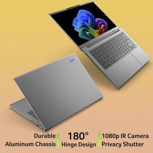 Portátil Acer Aspire 14 AI A14-61M 14" AMD Ryzen AI 5 330 16GB 512GB SSD Radeon Windows 11