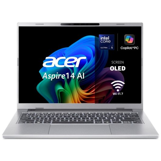 Portátil Acer Aspire 14 AI A14-53M 14" Intel Core Ultra 5 226V 16GB 1TB SSD Arc Graphics Windows 11
