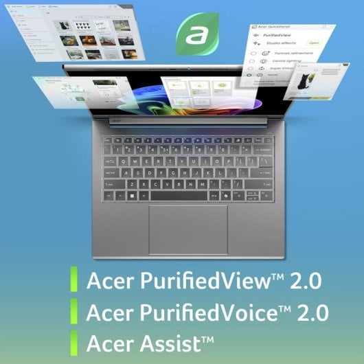 Portátil Acer Aspire 14 AI A14-53M 14" Intel Core Ultra 7 258V 32GB 1TB SSD Intel Arc Windows 11 Home