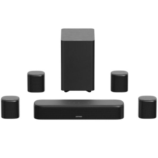 Barra de Sonido Ultimea Aura S4t 7.1 Bluetooth App Subwoofer 4 Surround