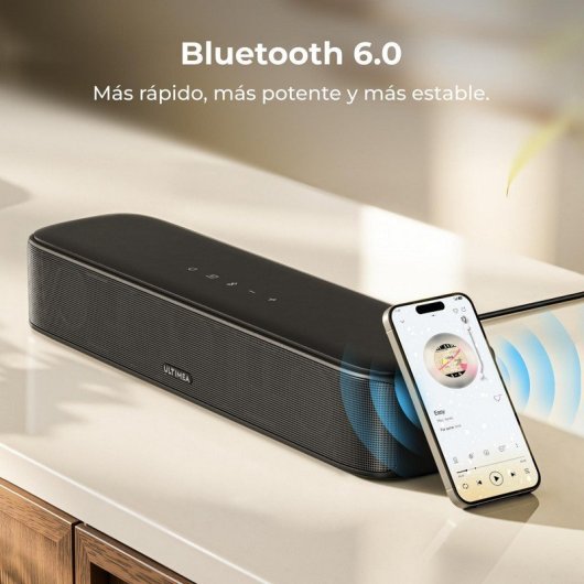 Ultimea Barra de Sonido 7.1ch con Subwoofer, 4 Altavoces Surround, Bluetooth, App Control