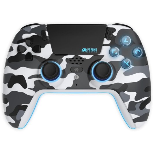 Mando de juego Trade Invaders White Camo Bluetooth PS5 LED Retroiluminado 12,5h