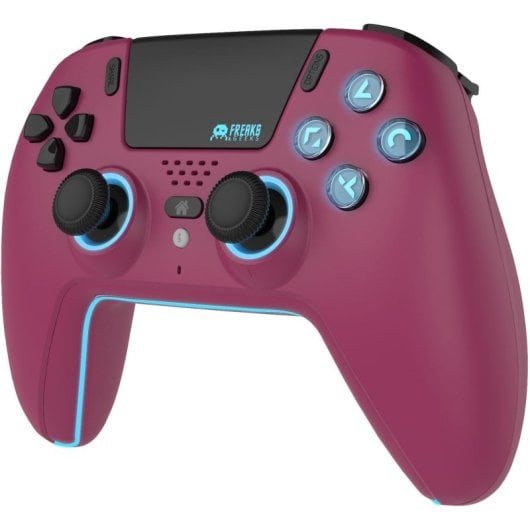 Mando de juego Trade Invaders Cherry Red Bluetooth PS5 LED Retroiluminado 12,5h