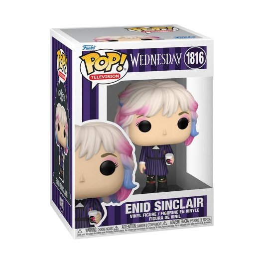 Figura Funko Pop TV Wednesday S2 Enid Sinclair Vinile Multicolore