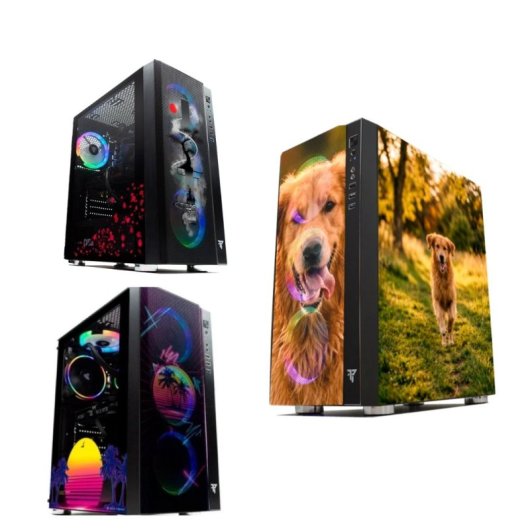 Tempest Umbra RGB Torre ATX Negra con 4 superficies personalizables