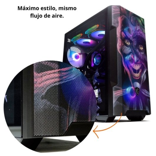 Tempest Umbra RGB Torre ATX Negra con 4 superficies personalizables