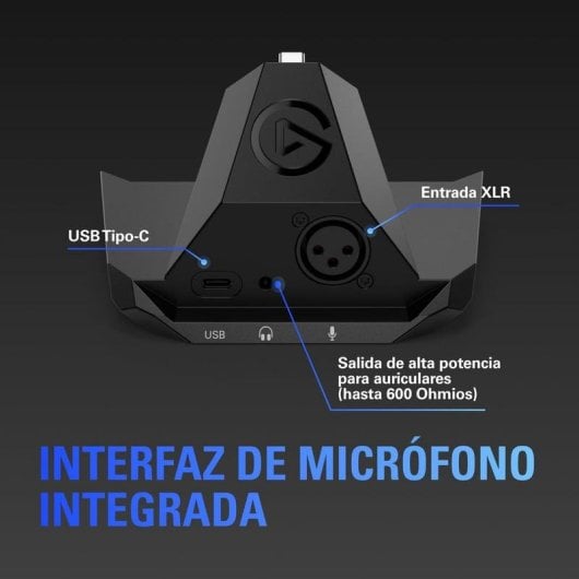 Dock XLR elgato XLR Dock MK.2 80 dB Phantom DSP USB-C