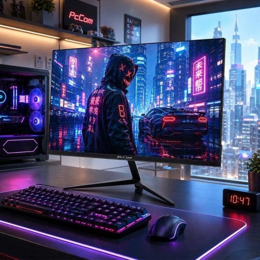 Monitor PC PcCom Elysium 24 VA Full HD 240Hz VA HDR10 Adaptive Sync 1ms