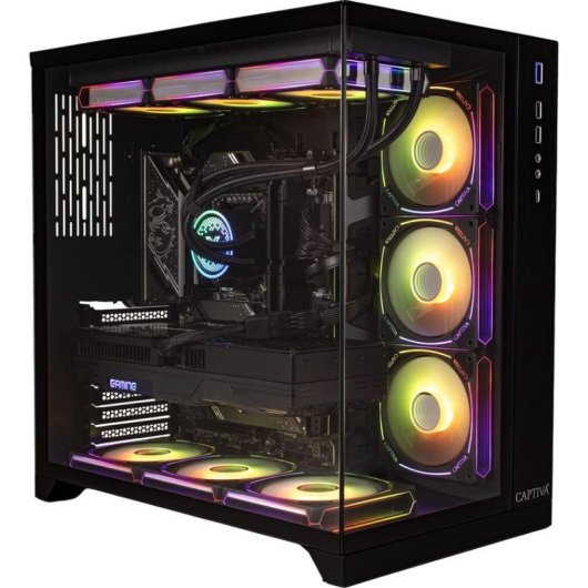 PC Sobremesa Captiva 99710 AMD Ryzen 9 9900X 64GB 2TB SSD Radeon RX 9070 XT Windows 11 WiFi6 RGB