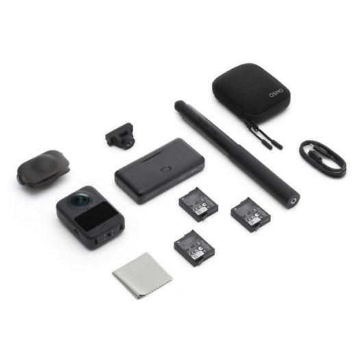 Action Camera DJI Osmo 360 8K UltraHD Stabilizzazione Avanzata UltraWide WiFi BT Schermo Touch