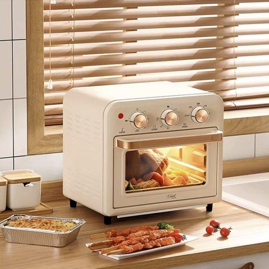 Horno électrique Dam Electronics Air Fryer 15 litres Noir avec panneau mécanique et système 360°