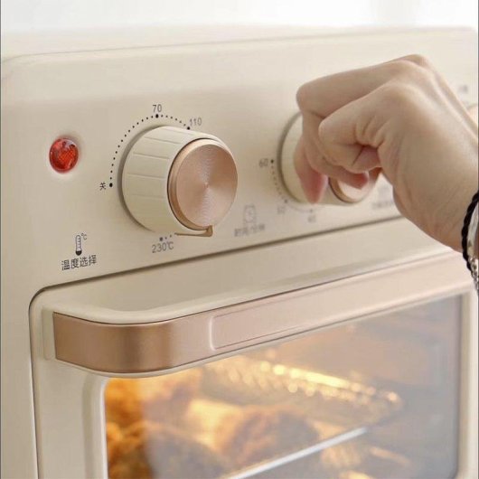 Horno électrique Dam Electronics Air Fryer 15 litres Noir avec panneau mécanique et système 360°