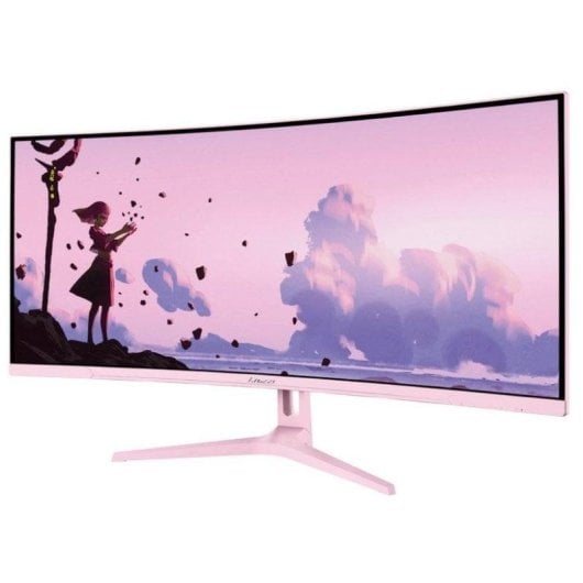 Écran PC Arozzi Nova 34" UltraWide QHD 165Hz VA Incurvé 1ms Haut-parleurs Rose