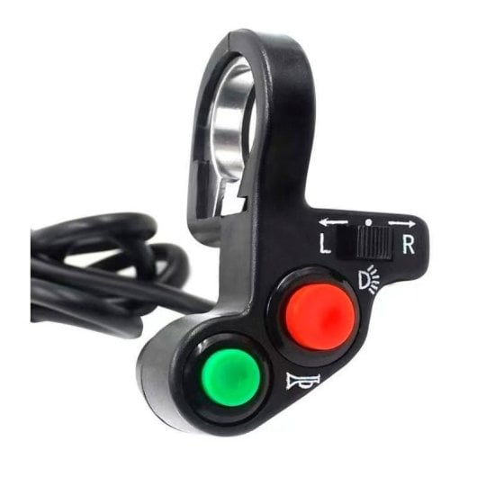 Schalter eWheel 99735 mit SM-Stecker für Blinker, Licht und Hupe