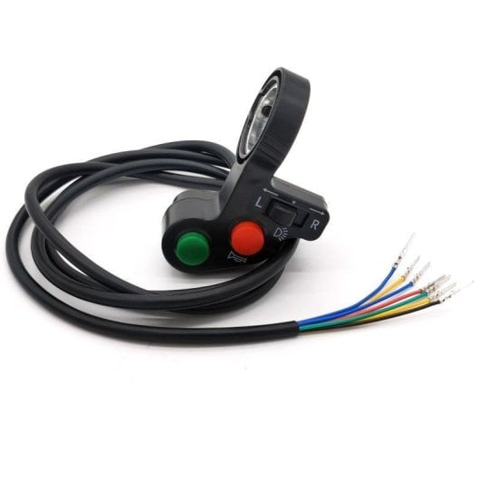 Schalter eWheel 99735 mit SM-Stecker für Blinker, Licht und Hupe