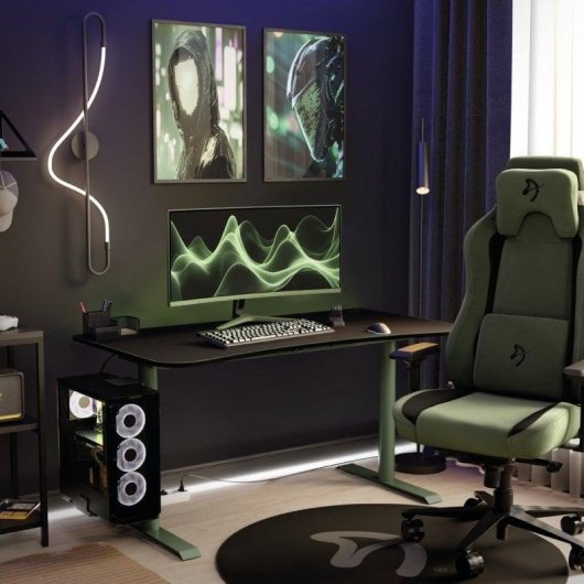 Monitor Arozzi Nova Curved 34" UltraWide QHD 165Hz VA 1ms Gaming Verde