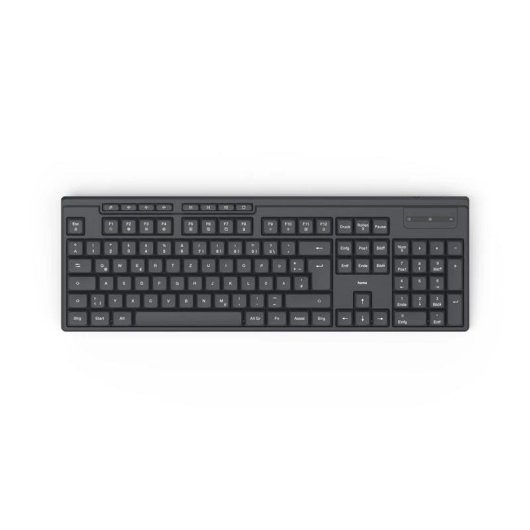 Teclado Hama WK-200 de membrana inalámbrico QWERTZ con teclas multimedia