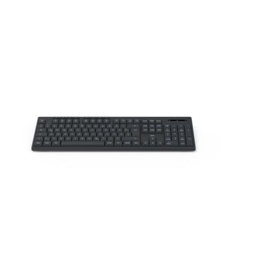 Teclado Hama WK-200 de membrana inalámbrico QWERTZ con teclas multimedia