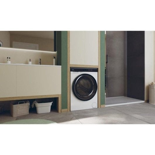 Lavadora Candy ProWash 700 Carga Frontal 9 kg 1400 rpm A Negra/Blanca WiFi IA