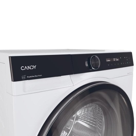 Lavadora Candy ProWash 700 Carga Frontal 9 kg 1400 rpm A Negra/Blanca WiFi IA
