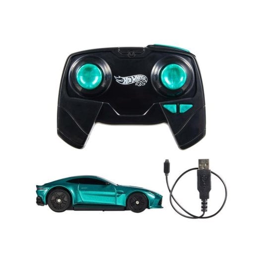 Voiture radiocommandee Mattel Hot Wheels JHW59 Aston Martin Vantage 1:64 turquoise
