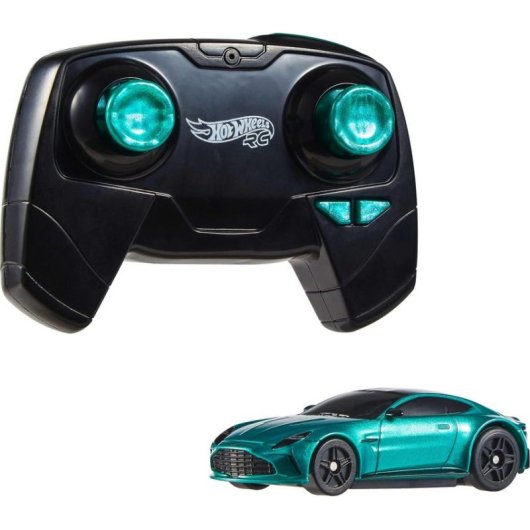 Voiture radiocommandee Mattel Hot Wheels JHW59 Aston Martin Vantage 1:64 turquoise