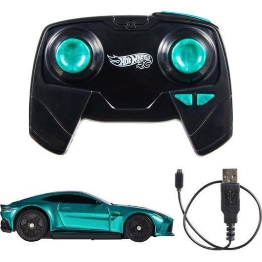 Voiture radiocommandee Mattel Hot Wheels JHW59 Aston Martin Vantage 1:64 turquoise