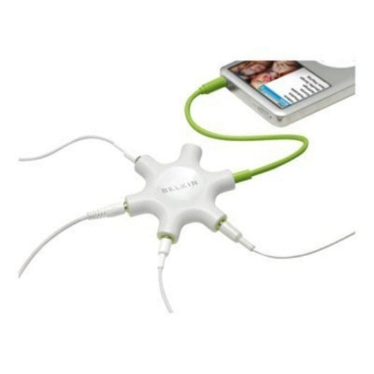 Audio-Adapter Belkin F8Z274BT 5x 3,5 mm gruen weiss