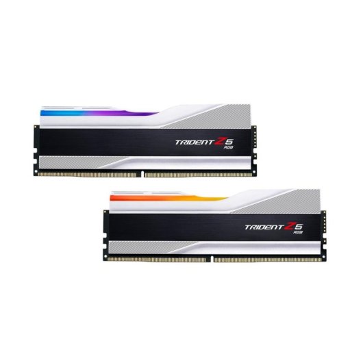 Arbeitsspeicher RAM G.Skill Trident Z5 RGB 64GB 2x32GB DDR5 6000MHz CL30 Intel XMP Silber
