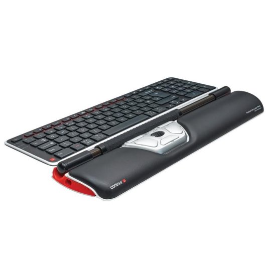 Ratón Contour Design RollerMouse Red Wireless 2800DPI Noir Ergonomique