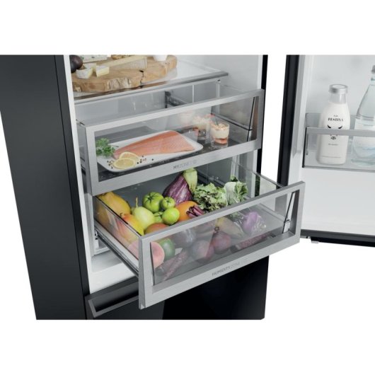 Frigorífico Combi Haier CST9619DNGBW Total No Frost 190,6cm 384L D Negro WiFi Bluetooth