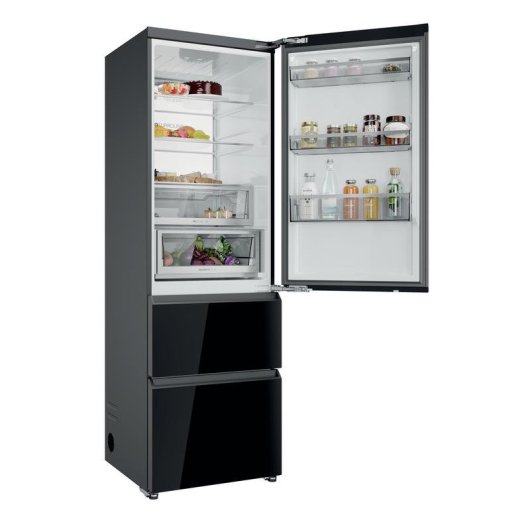 Frigorífico Combi Haier CST9619DNGBW Total No Frost 190,6cm 384L D Negro WiFi Bluetooth