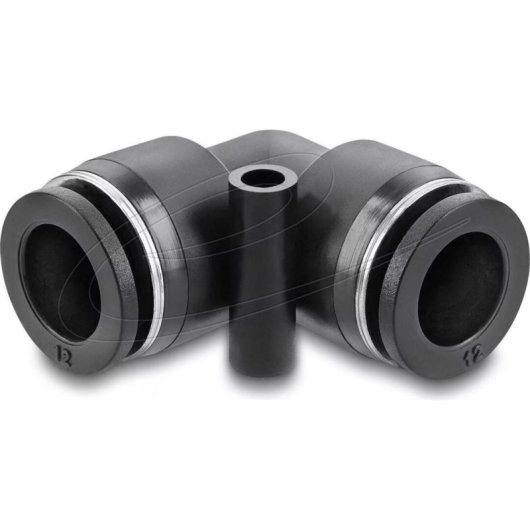Acoplamiento neumático Delock 60748 90 grados rosca hembra 12 mm metal plástico