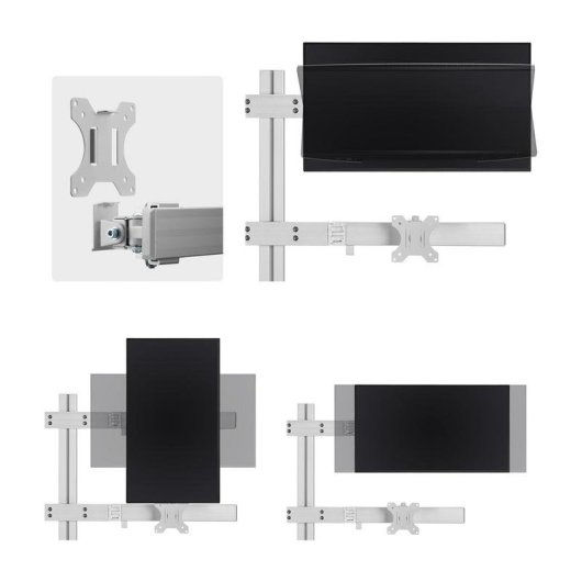 StarTech 6-MONITOR-ARM-A Monitorhalterung Tisch 6x 17-32" VESA 75x75-100x100 Max 48kg