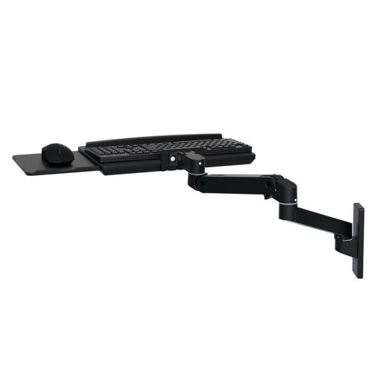 Ergotron LX Pro 45-685-292 Support Clavier Souris Mural Aluminium Noir Max 2,3kg