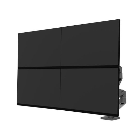 Ergotron 45-686-293 Support Moniteur Double Bras Bureau 27" VESA 75x75 à 100x100 Max 20kg