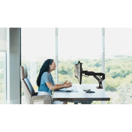 Ergotron 45-686-292 Monitorhalterung Doppelarm Tisch 2x 27" VESA 75x75 bis 100x100 Max 20kg