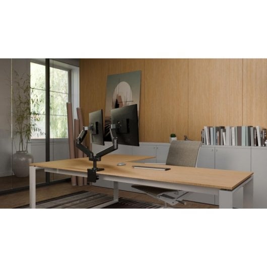 Ergotron 45-686-292 Monitorhalterung Doppelarm Tisch 2x 27" VESA 75x75 bis 100x100 Max 20kg